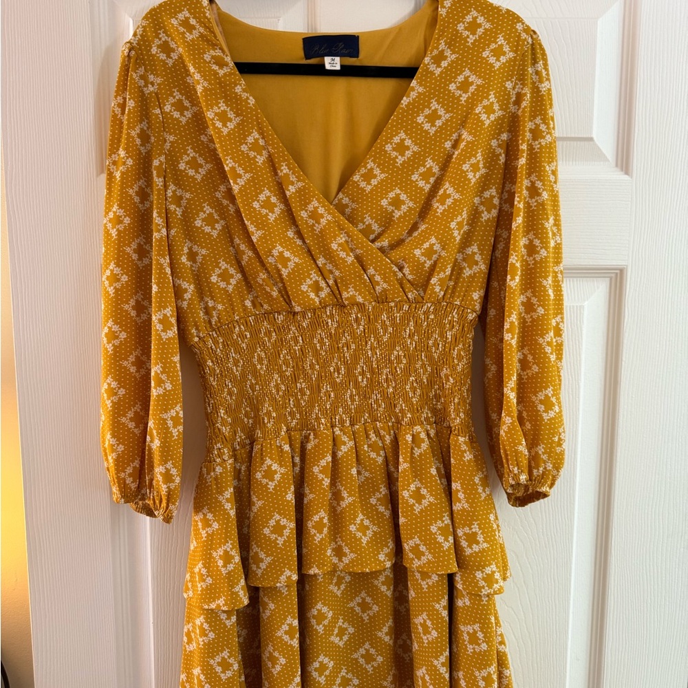Yellow Mini Dress